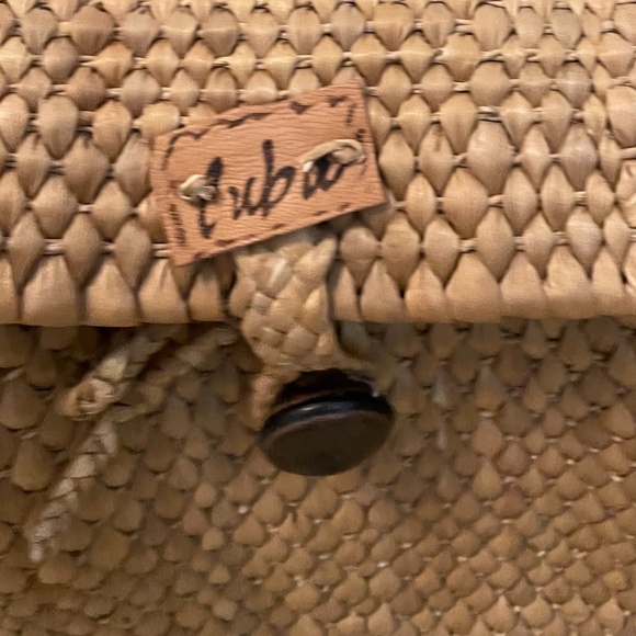 New Handmade Sea Grass Tropical Backpack Purse Tan, - Picture 5 of 7